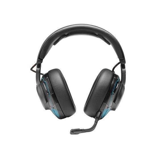 JBL Quantum ONE - Black - USB Wired Over-Ear Professional PC Gaming Headset with Head-Tracking Enhanced QuantumSPHERE 360 - Front